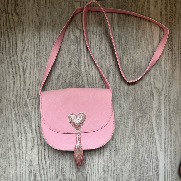 Pink Heart Crossbody Purse - Picture 2 of 6